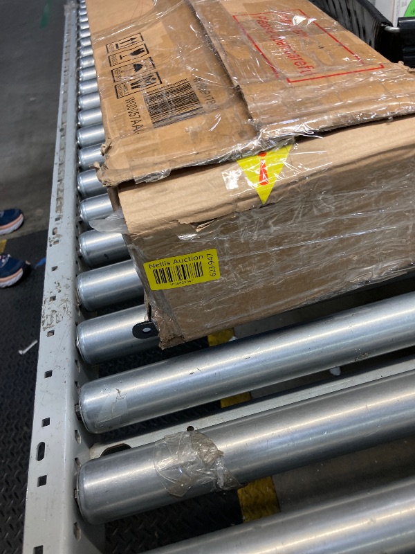 Photo 1 of ***Missing boxes, the photo is only to the reference ***Bellemave Twin Size Daybed with Drawers, Upholstery Daybed with LED Light ? Charging Station, Fabirc Day Bed with Wood and Metal Frame, Twin Daybed Frame with Storage Shelf, White   