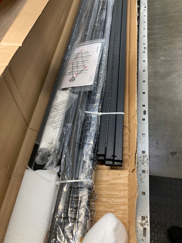 Photo 1 of ZINUS Quick Lock Bunkie Board, Box Spring & Bed Slat Replacement, Metal Frame with Steel Slats, Easy Assembly, Queen