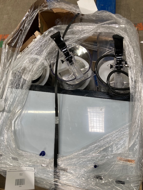 Photo 1 of WILPREP Commercial Slushy Machine, 12.7 gal 3 Tank Slush Machine, 48L Slushie Machine with Slush and Juice Modes, 1150W Stainless Steel Frozen Drink Machine, Slushy Maker for Restaurant Bar Home More ******It's dirty,****