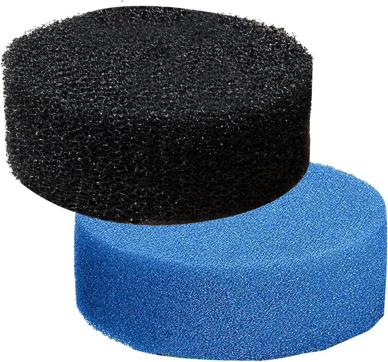 Photo 1 of 2 Pack Coarse and Fine Filter Pond Replacement Filter Pads for Outdoor Ponds - 871980012549 032264 Aquanique Replacement Filter Pads for Qfp900 and Qfp1250Uv

