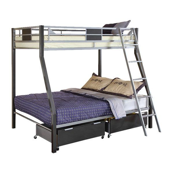 Photo 1 of ***PARTS ONLY***
Ktaxon Twin Over Full Metal Bunk Bed with Stairs & Full-Length Guardrail, White