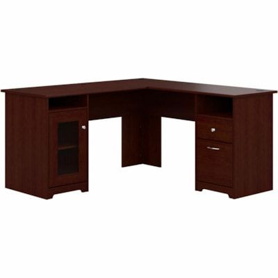 Photo 1 of ++NOT COMPLETE+++Bush Furniture Cabot 60W L Shaped Computer Desk with Storage in Reclaimed Pine