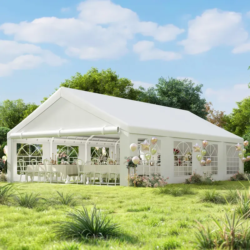Photo 1 of +++4 BOXES+++YITAHOME 10x12ft Gazebo Hardtop Polycarbonate Canopy Outdoor with Netting and Shaded Curtains, Aluminum Frame Garden Tent for Patio, Backyard, Deck and Lawns, Gray
