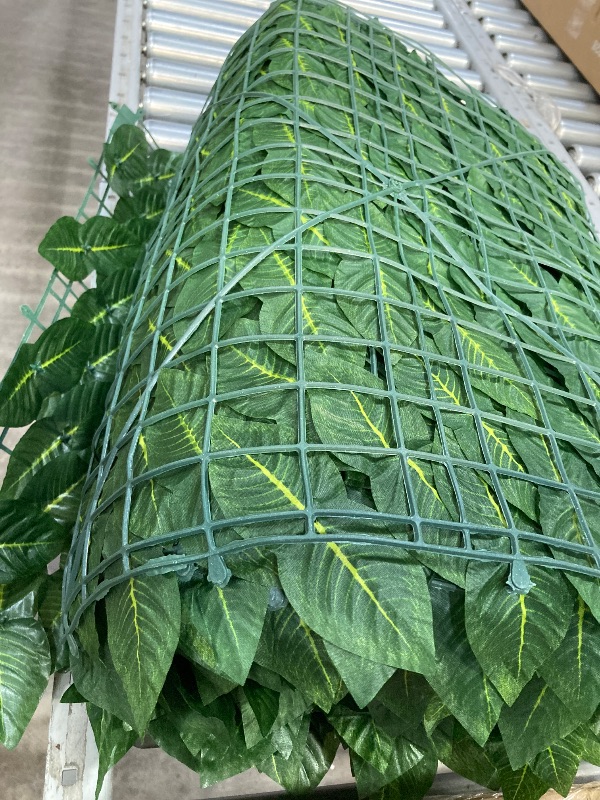Photo 1 of ***ONLY ONE ROLL**3Pcs 19X39 Inch Artificial Ivy Fence Privacy Screen | Outdoor Decoration for Garden, Wedding, Bar, and Restaurant | Ivy Fence Privacy Screen for Balcony | Artificial Hedge Ivy Leaf Fence