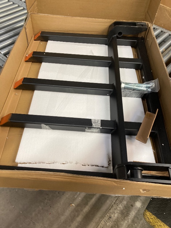 Photo 1 of Clamp on Debris Forks to 48" Bucket, Heavy Duty 5 Fork Tines Clamp-on Pallet Attachments with 2500 LBS Capacity Fit for Tractor Bucket, Skid Steer Loader