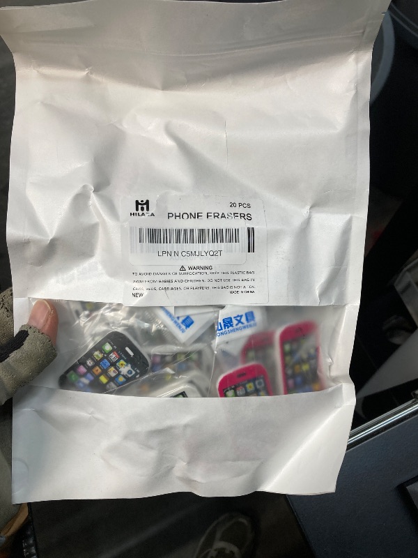 Photo 1 of 20 piece mini phone erasers