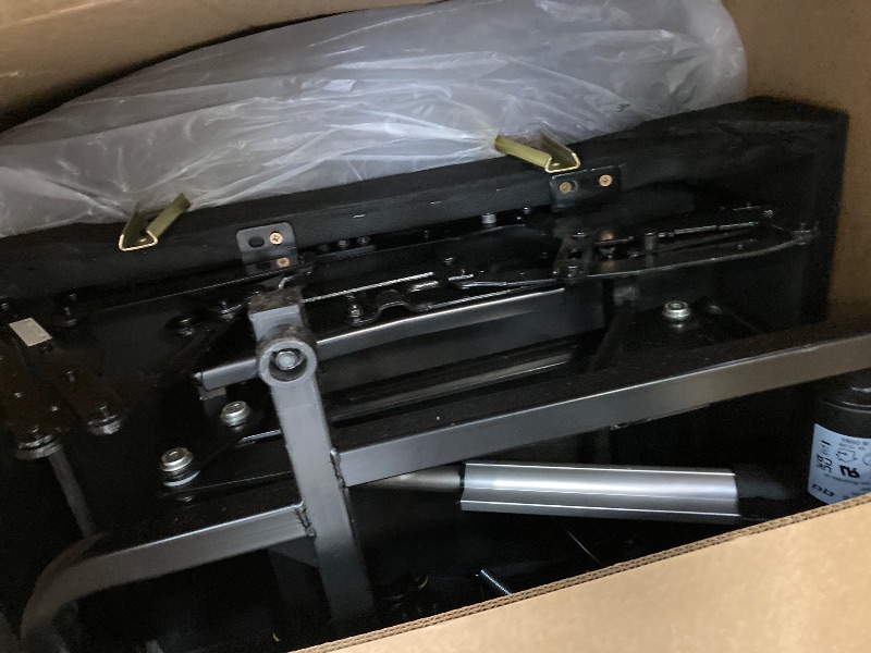 Photo 1 of  ***(SELLING AS PARTS ONLY -MISSING PIECES)*** 
JONPONY Power Lift Recliner Chair Recliners for Elderly with Heat and Massage Recliner Chair for Living Room with Infinite Position and Side Pocket,USB Charge Port,Grey  ***(BOX RIPPED/TORN)***