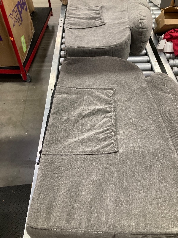 Photo 1 of  ***(SELLING AS PARTS ONLY -MISSING PIECES)*** 
JONPONY Power Lift Recliner Chair Recliners for Elderly with Heat and Massage Recliner Chair for Living Room with Infinite Position and Side Pocket,USB Charge Port,Grey  ***(BOX RIPPED/TORN)***