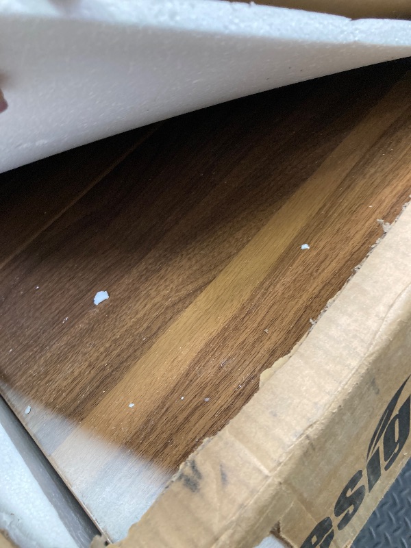 Photo 1 of Tribesigns Computer Desk, 63 inch Large Office Desk Computer Table Study Writing Desk Workstation for Home Office, Rustic Brown