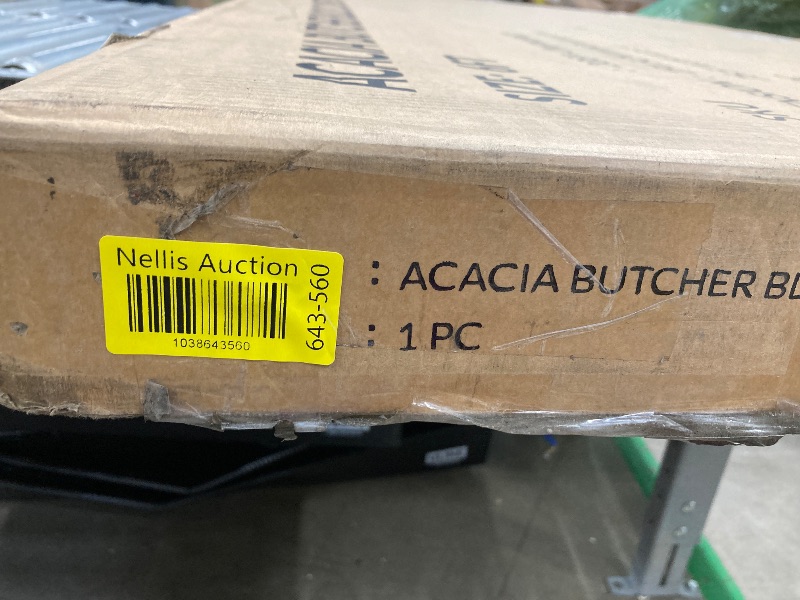 Photo 1 of Howizz 6ft L x 36in Acacia Butcher Block Island Countertop, Unfinished Solid Wood Butcher Block Table Top for DIY Kitchen Island/Desktop/Dining Table, 1.5in Thick