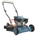 Photo 1 of **Broken missing wheel** SENIX Gas Lawn mower, 18in Cutting Blade / 19in Cutting Deck, 144cc 4-Cycle Engine Push Mower with Side Discharge