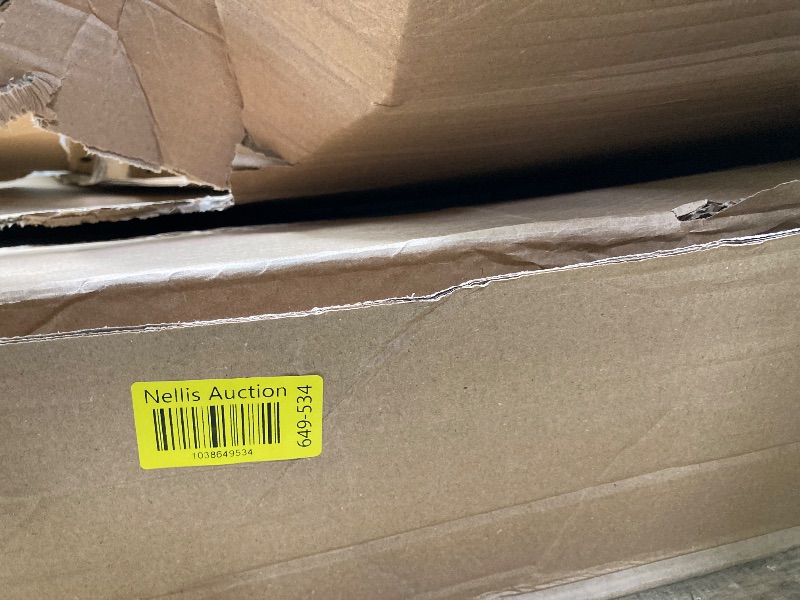 Photo 1 of ***CRACK IN PLASTIC ON BOTTOM***Keter Denali 200 Gallon Resin Large Deck Box with Double Wall 20mm Panels - Paintable and Drillable-Organization and Storage for Patio Furniture and Outdoor Items, Grey & Black