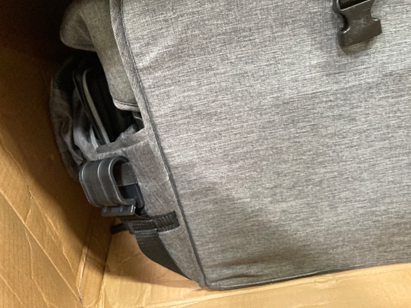 Photo 1 of **HAS A STAIN ON MATERIAL**Vomeast Wagon Stroller for 2 Kids, 3-in-1 Wagon Stroller with Canopy, 5-Point Harness, Adjustable Handlebars, Removable Seat for Toddlers, Grey