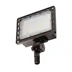 Photo 1 of 1000/2000/3000 Lumen Select Integrated LED Bronze Dusk to Dawn Commercial Ground/Wall Flood Light, 4000K
