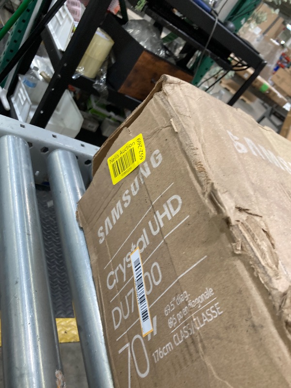 Photo 1 of ***parts only*** SAMSUNG 70-Inch Class Crystal UHD 4K DU7200 Series HDR Smart TV w/Object Tracking Sound Lite, PurColor, Motion Xcelerator, Mega Contrast, Q-Symphony (UN70DU7200, 2024 Model)