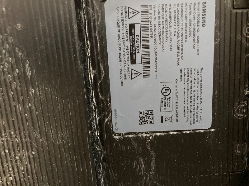 Photo 1 of ***PARTS ONLY***
SAMSUNG 98-Inch Class 4K Crystal UHD DU9000 Series HDR Smart TV, Object Tracking Sound Lite, Motion Xcelerator 120Hz, Supersize Picture Enhancer, Mega Contrast, Alexa Built-In (UN98DU9000, 2024 Model)