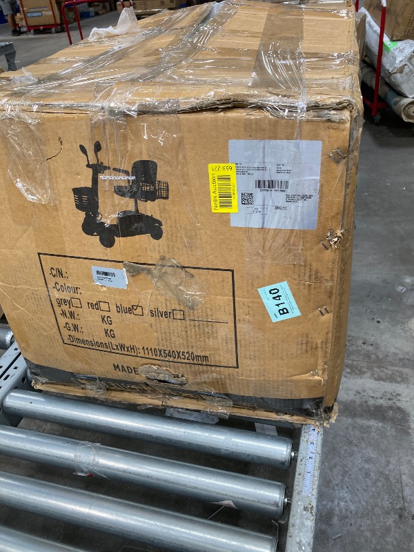 Photo 1 of ***PARTS ONLY***
SACVON Upgrade 4 Wheel Mobility Scooter for Seniors, Foldable Powered Mobile Wheelchair for Adult 330lbs, Blue

