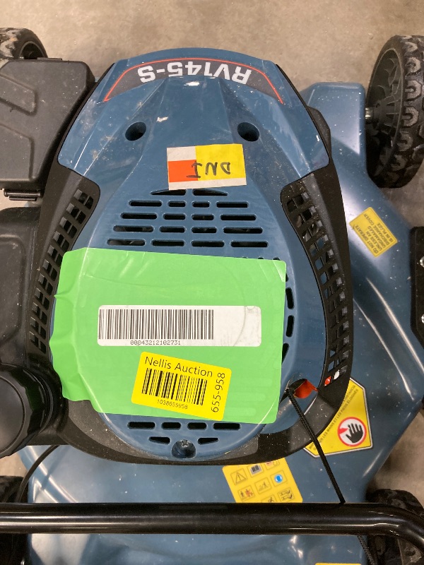 Photo 1 of SENIX Gas Lawn mower, 20in, 144cc 4-Cycle Engine, Steel Deck with Side Discharge, LSPG-L4
