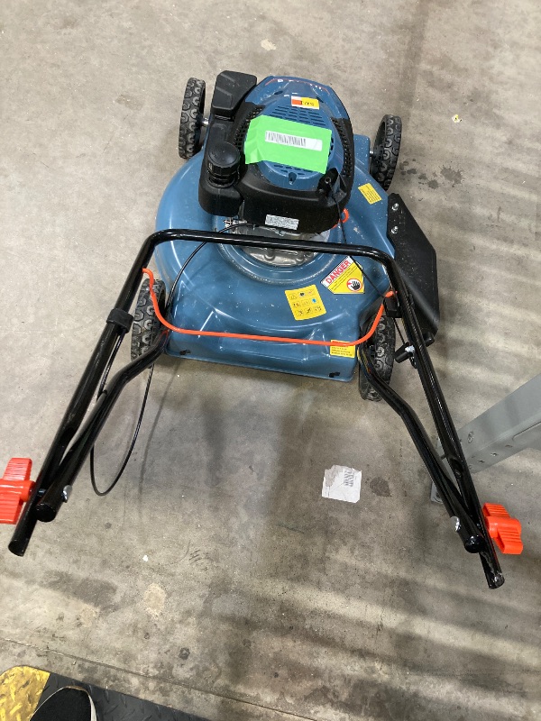Photo 1 of SENIX Gas Lawn mower, 20in, 144cc 4-Cycle Engine, Steel Deck with Side Discharge, LSPG-L4
