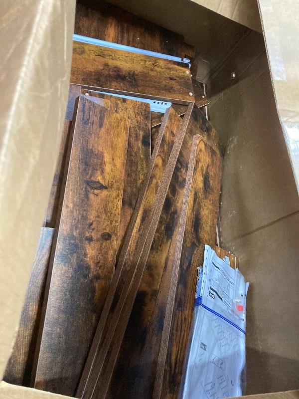 Photo 1 of ***PARTS ONLY***SYNGAR Rustic Brown 5 Drawer Dresser Chest of Drawers for Bedroom Modern Storage Cabinet Dresser Organizer Unit with Handle for Living Room Closet
