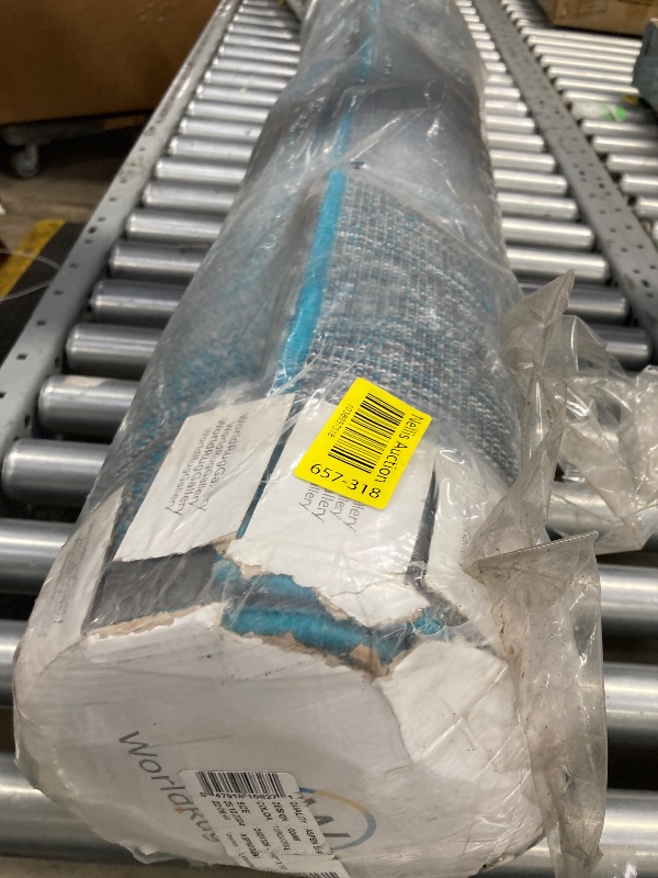 Photo 1 of Rugshop Contemporary Abstract Design Plush Shag Area Rug 7'10" x 10' Turquoise