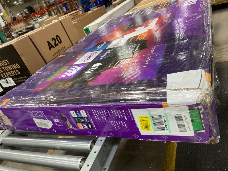 Photo 1 of ***PARTS ONLY**Roku Smart TV – 65-Inch Select Series 4K HDR RokuTV with Roku Enhanced Voice Remote, Brilliant 4K Picture, Automatic Brightness, & Seamless Streaming – Live Local News, Sports, Family Entertainment