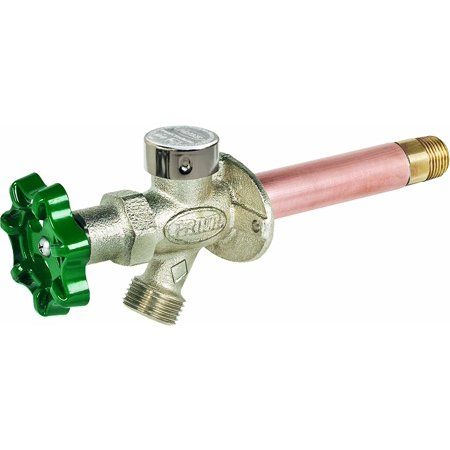 Photo 1 of 1/2 in. X 12 in. Brass MPT X SWT Heavy Duty Frost Free Anti-Siphon Outdoor Faucet Hydrant
