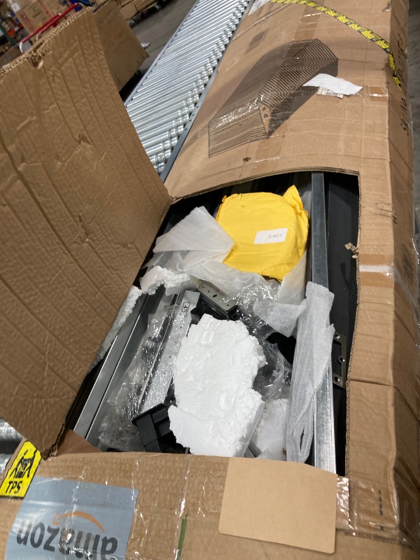 Photo 1 of ****MISSING OTHER BOXES****KEIKI 10x 14 FT Metal Storage Shed Outdoor, Large Garden Shed with Roof & Lockable Doors, Utility Tool Sheds Frame & 4 Vents for Patio Backyard Bicycles Storage House, All Weather Use, Dark Grey