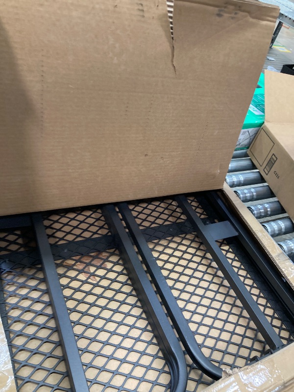 Photo 1 of ***MISSING PARTS***Wildroad Hitch Cargo Carrier with Bike Rack 60" x 24" x 14" Hitch Mount Cargo Carrier 2 Bikes 500 LBS Capacity Folding Hitch Bike Rack for Standard, Fat Tire and Electric Bike Fits 2" Receiver