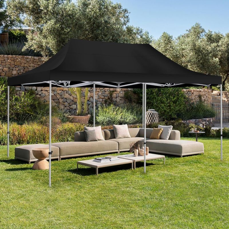 Photo 1 of  Gazebo, Sidewalls, Steel Frame, Easy Set Up, Black