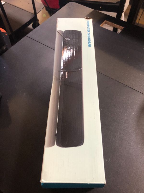 Photo 1 of Computer Speakers for Desktop PC, HiFi Stereo Poratble Bluetooth Speaker, Computer Soundbar, 3.5mm Aux-in Computer Sound Bar with Deep Impactful Bass, Gaming Speakers for PC,Laptop,Tablet