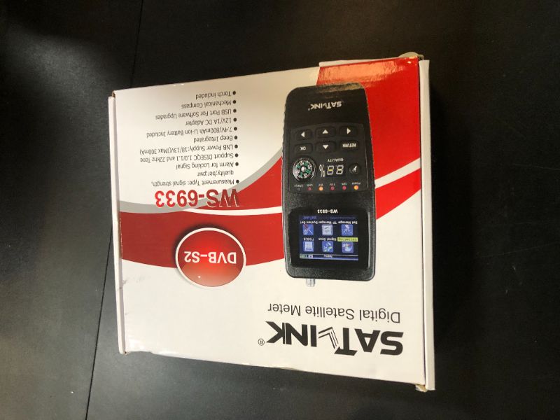 Photo 1 of WS-6933 DVB-S/S2 FTA C&KU Band Satellite Meter Finder 2.4 inch LCD with Compass