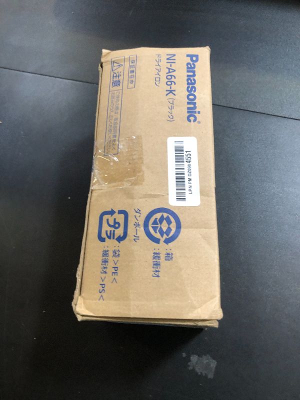 Photo 1 of Panasonic Automatic Iron (Dry Iron) NI-A66-K (BLACK)?Japan Domestic genuine products??Ships from JAPAN?