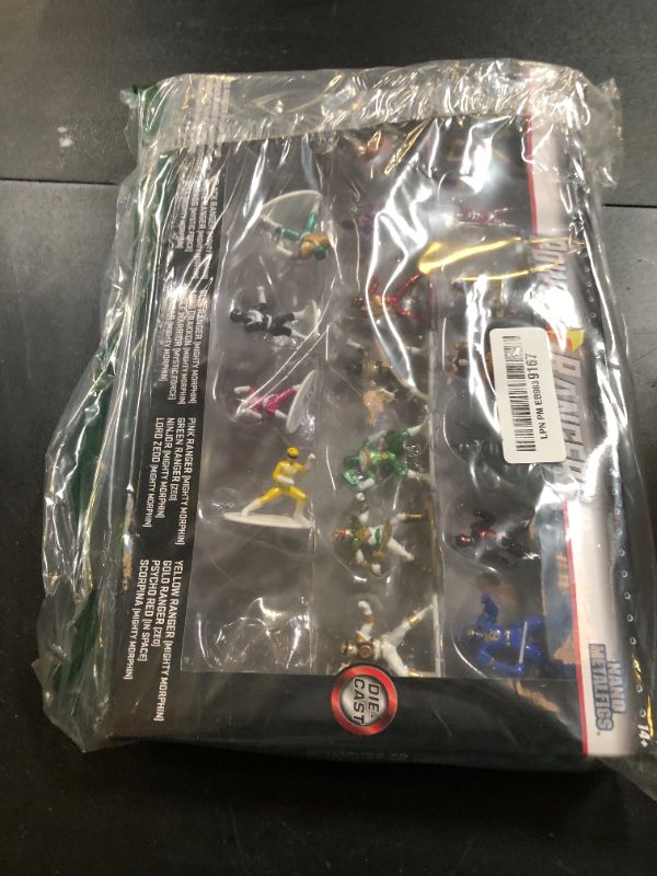 Photo 1 of Jada Toys Power Rangers 1.65" Die-cast Metal Collectible Figures 20-Pack, Toys for Kids and Adults, Silver
