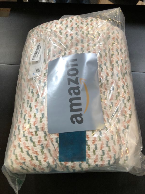 Photo 1 of Bedsure Cotton Duvet Cover King Size - Waffle Weave Boho Textured Duvet Cover Set, Soft and Breathable Ripple Jacquard Bedding Set for All Seasons (Pink, King, 104"x90")