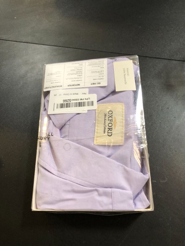 Photo 1 of Alimens & Gentle Mens Short Sleeve Oxford Shirt Regular Fit Button Down Collar Shirts with Pocket Purple
