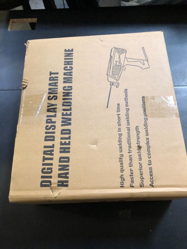 Photo 1 of ZUYIYI 110V Handheld Welder Machine, 20-250A Portable Welding Gun, LCD Display/IGBT Inverter/Rotary Switch, Fits 1/16"-1/8" Welding Rods, ARC Stick Welder Machine Kit