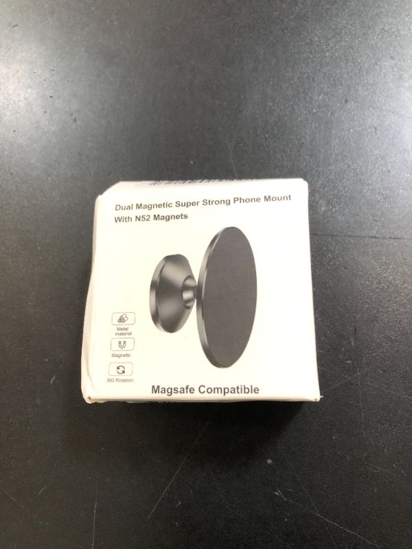 Photo 1 of SEVENKA Gym Magnetic Phone Holder Compatible with iPhone 16 Pro Max 15 14 13 12, Samsung, Mag-Safe Case, All Phones, Portable Magnetic Phone Mount, 360° Rotation Phone Grip with Metal Plate & Ring
