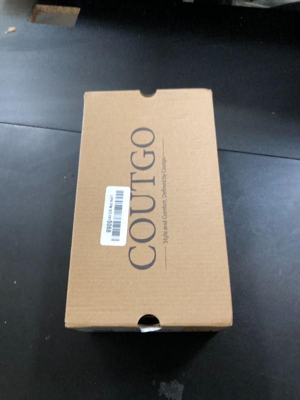 Photo 1 of Coutgo Womens Slingback Stiletto High Heels Closed Pointed Toe Pumps D’Orsay Sexy Office Dress Shoes, White, Size 7