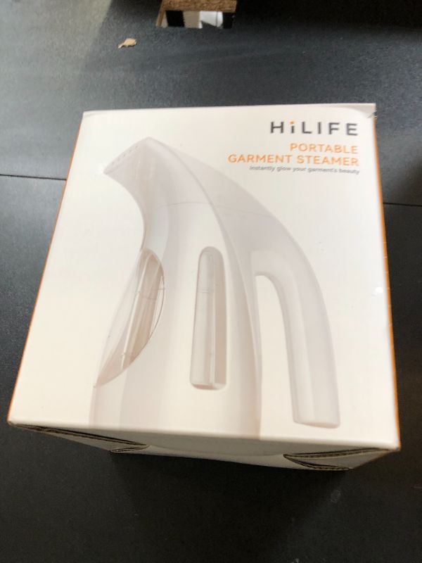 Photo 1 of HiLIFE Steamer for Clothes, Portable Handheld Design, 240ml Big Capacity, 700W, Strong Penetrating Steam, Removes Wrinkle, for Home, Office(ONLY FOR 120V)-Black