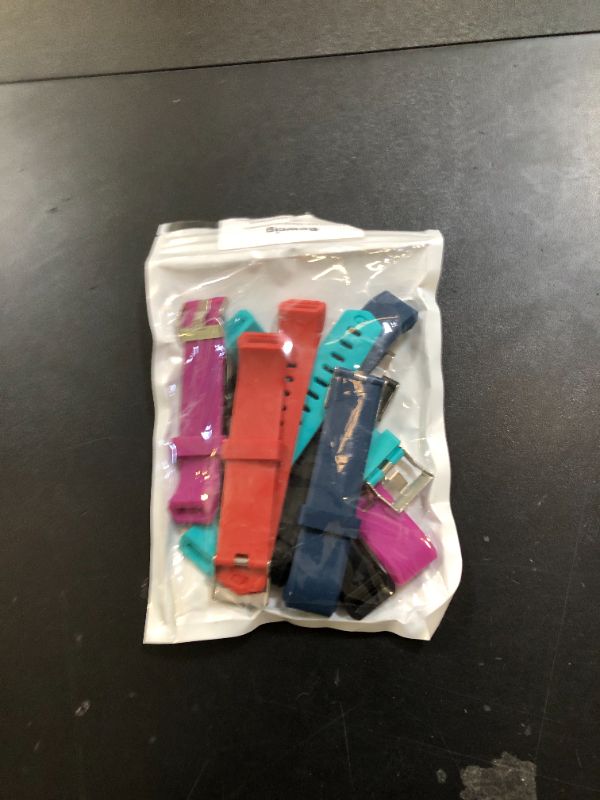 Photo 1 of 5 Pcs Watch Bands Replacement for ID115plus HR Very Fit Pro Activity Fitness Tracker Wrist Bands Set Multicolor Veryfitpro Smart Watch Strap Replacements for Women Men (Black Red Green Purple Blue)