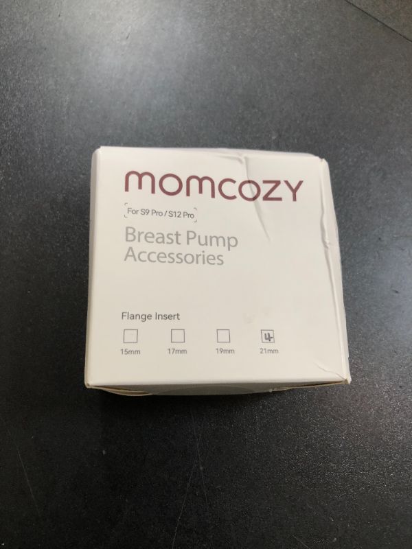 Photo 1 of Momcozy Flange Insert 21mm Compatible with 24mm Flange/Shield of Most Pumps, Insert for Breast Pump Replacement Accessories, 4PCS 21mm