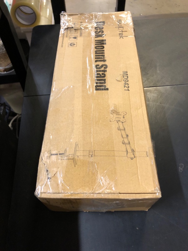 Photo 1 of Suptek Single Monitor Arm Desk Mount for Most 13" to 32" Monitor Screens up to 22lbs,Fully Adjustable Monitor Stand for 1 / One Screen Extra Tall 15.75 inch Pole,Black (MD9421)