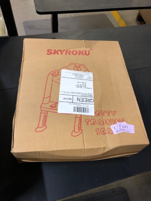 Photo 1 of Potty Training Seat with Step Stool Ladder, SKYROKU Potty Training Toilet for Kids Boys Girls Toddlers - Comfortable Safe Potty Seat with Anti-Slip Pads Ladder Pink