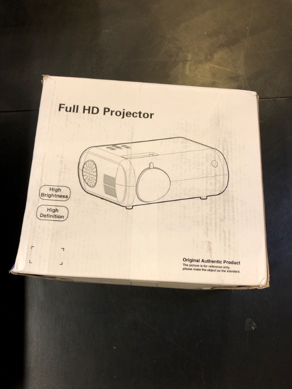 Photo 1 of Mini Portable Projector for iPhone (2025), 1080P Full HD Supported Video Projector with WiFi and Bluetooth, No built-in app and HDMI, Compatible with Smartphone/PS4/PC/Laptop (Without system) ?