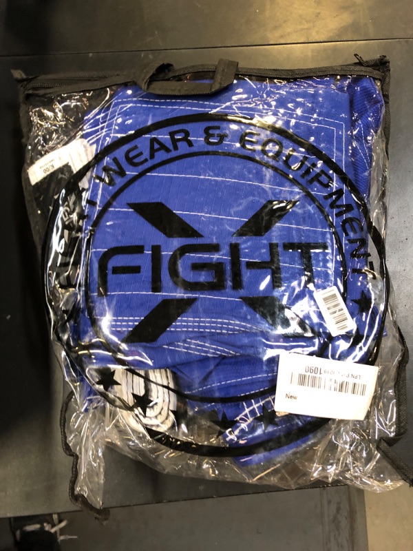 Photo 1 of FightX Jiu Jitsu Gi Kids, Lightweight Kids Bjj Gi Brazilian Jiu Jitsu For Boys & Girls Karate Uniform, Judo Fightwear Taekwondo Gear For Youth Bjj Gi (Blue, K00)