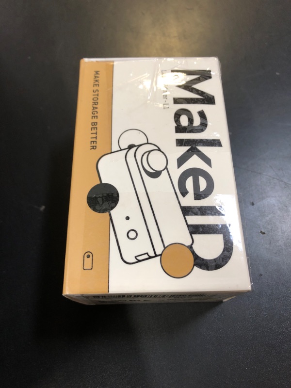 Photo 1 of Makeid L1 Label Maker Machine with Tape - Portable & Rechargeable Label Makers Compatible with 9 12 16mm Waterproof Tape - Mini Bluetooth Labeler for Organizing Home Office School