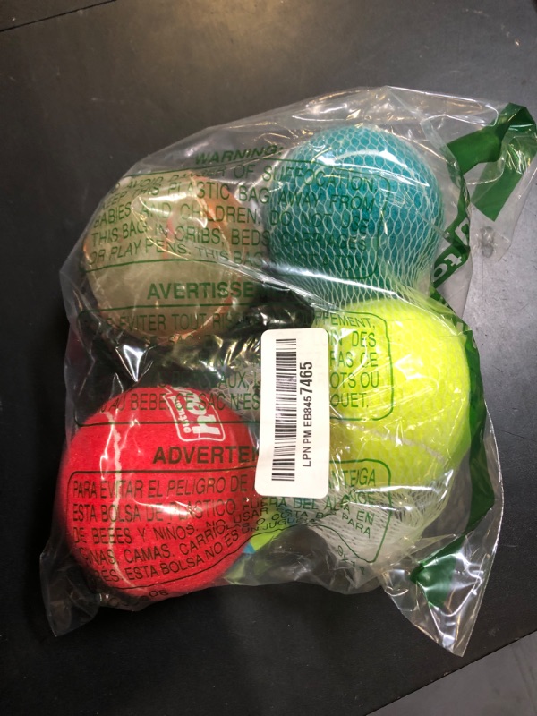 Photo 1 of Outward Hound Squeaker Ballz Fetch Dog Toy, Large, 4-Pack for All Breed Sizes