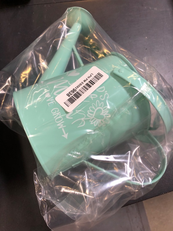 Photo 1 of Hexagram Mom Gifts from Daughter, Birthday Gifts for Mom, Best Mum Ever Present from Son - Mommy Mint Metal Watering Can Gardening Present for Mothers Day Christmas, Garden Decor for Home Yard