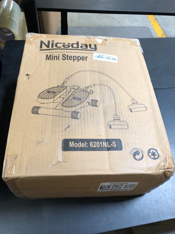 Photo 1 of Niceday Steppers for Exercise, Mini Stair Stepper with Resistance Bands at Home Workout Equipment with 300LBS Loading Capacity, Hydraulic Fitness Stepper with LCD Monitor
